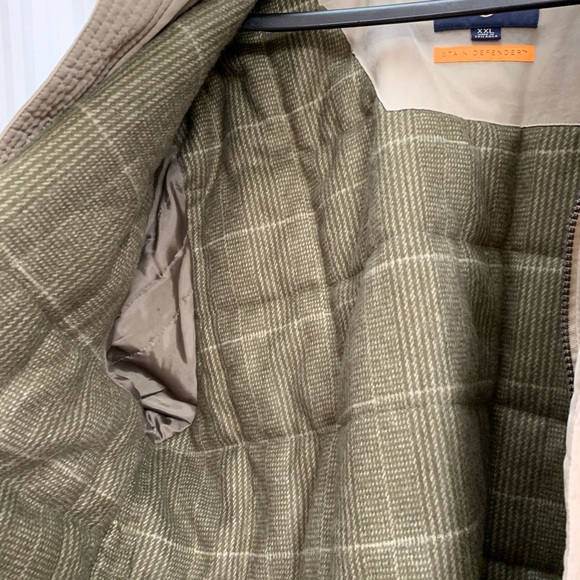 Men's Dockers Jacket With Leather Collar XXL - Picture 4 of 8